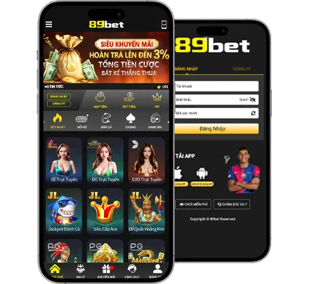 Điện thoại thông minh hiển thị ứng dụng cá cược bet4vn, minh họa ứng dụng di động
